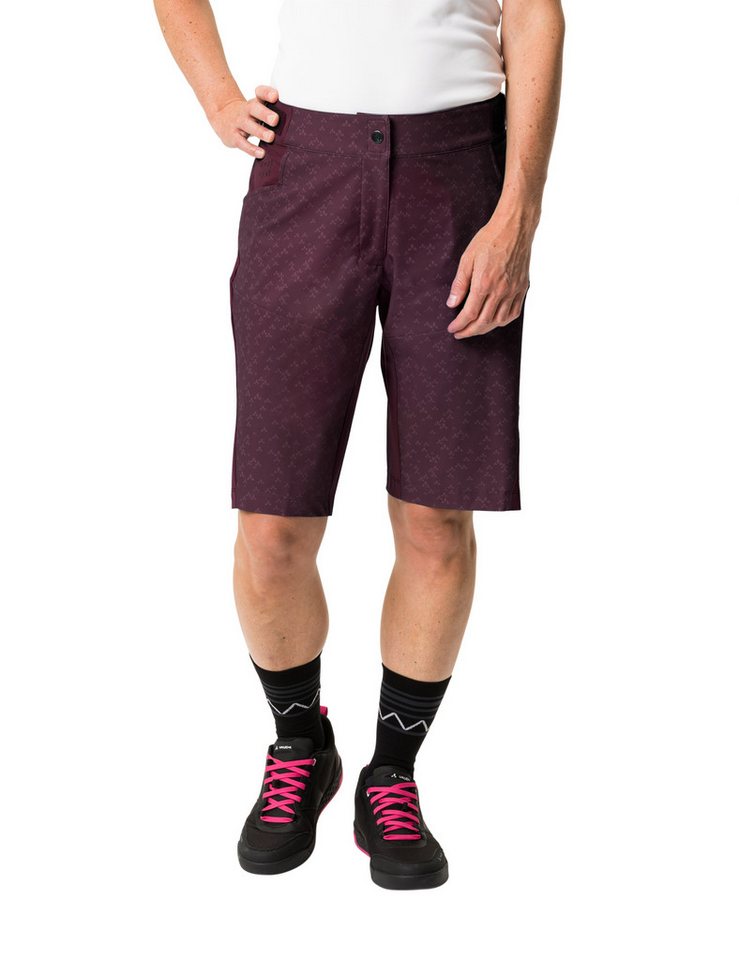 VAUDE Fahrradhose Wo Ledro Print Shorts für Radsport, sportlicher Stil, schnell trocknendes Material Bild 4