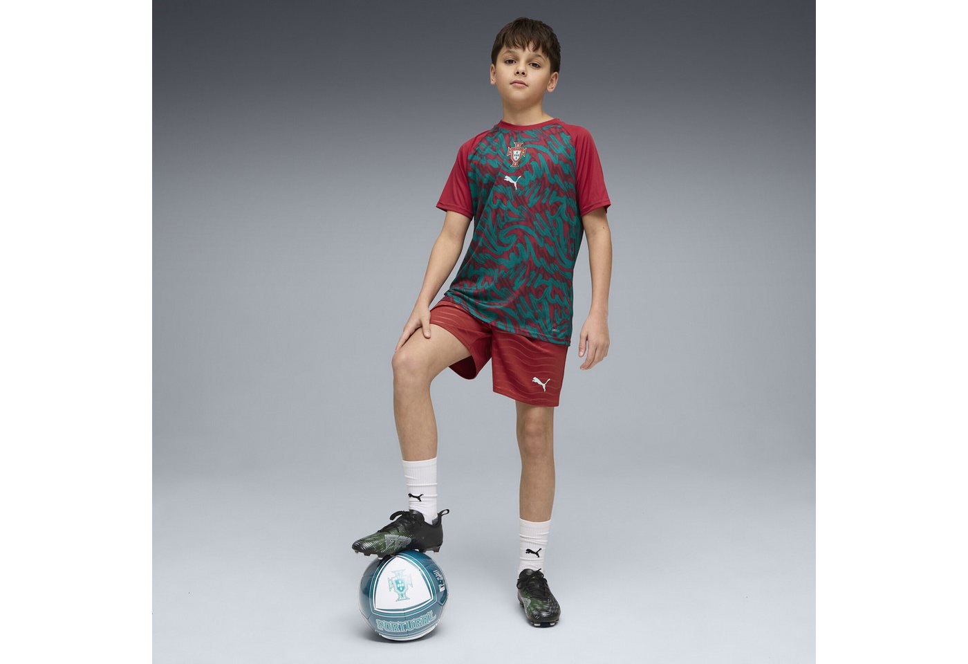 PUMA Trainingsshirt Portugal Aufwärmtrikot Jugendliche Bild 2
