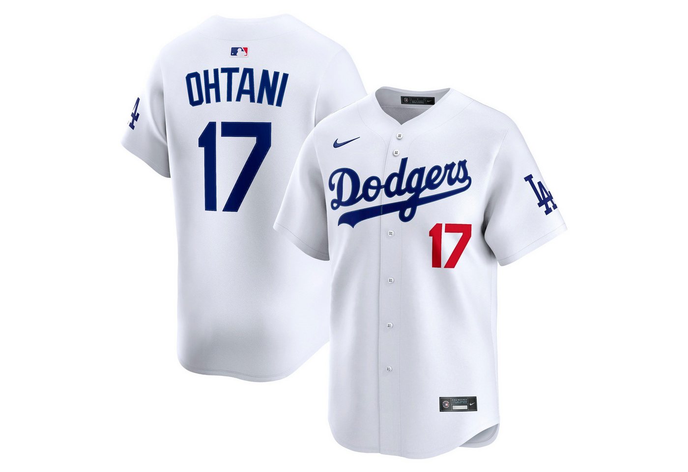 Nike Baseballtrikot Nike Trikot Los Angeles Dodgers Nike Ltd Home Jersey Ohtani 17 Bild 2