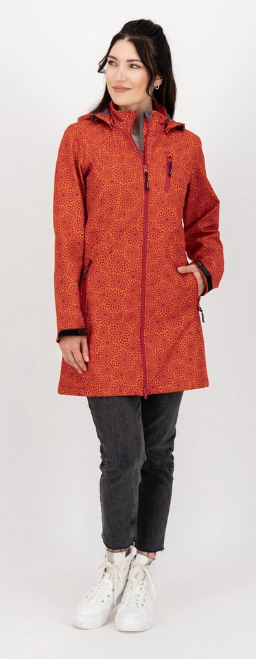 DEPROC Active Softshellmantel SHELBY PEAK XII Softshell Kurzmantel Longjacket leichter Softshell Kurzmantel mit abnehmbarer Kapuze Bild 3