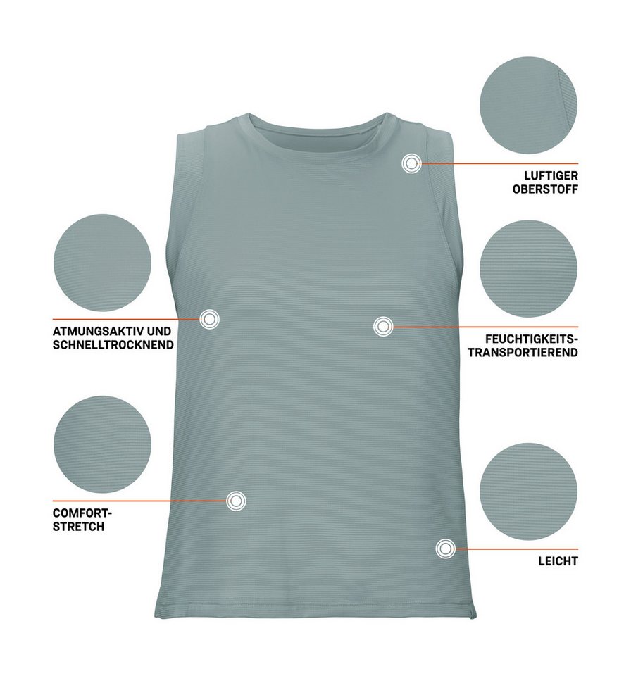 Killtec Funktionstop KOS 169 WMN TP Leichtes, atmungsaktives und elastisches Damen Funktionstop Bild 2