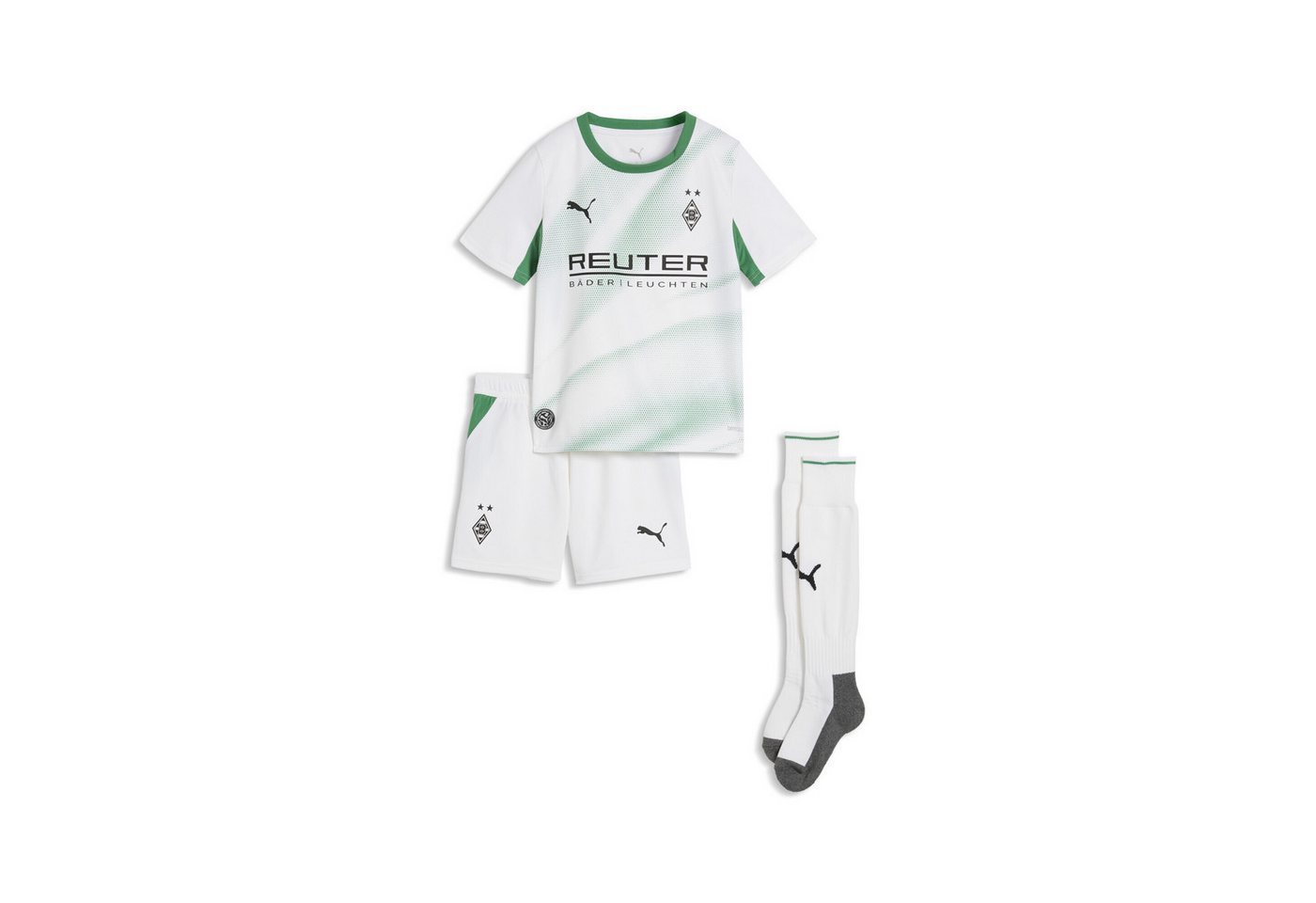 PUMA Trainingsanzug Borussia Mönchengladbach 26/27 Heimtrikot Mini-Kit Kinder