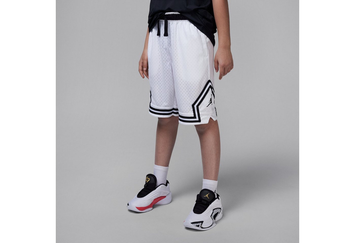 Jordan Funktionsshorts mit Farbeinsätzen, in Mesh-Optik Bild 2