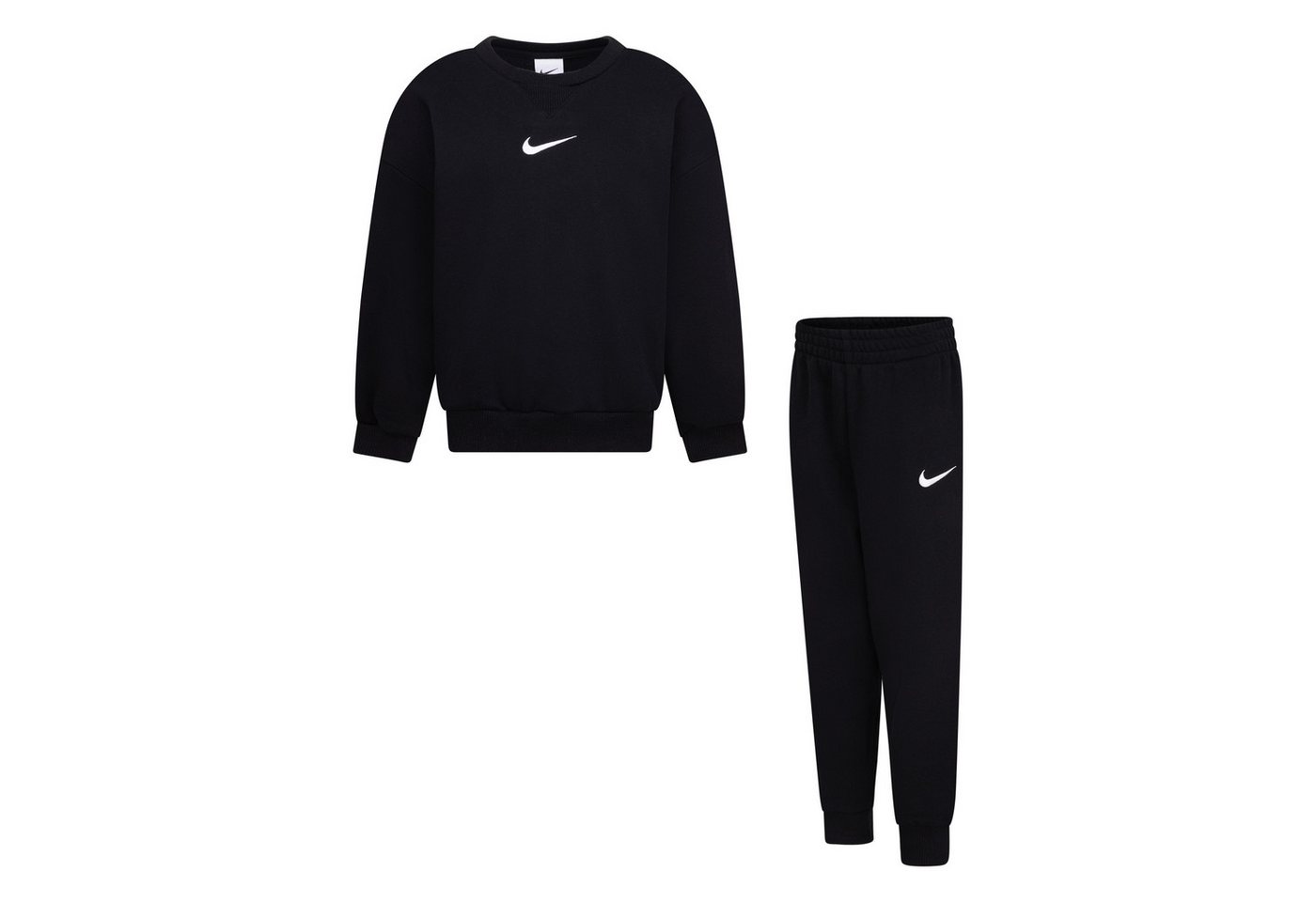 Nike Sportswear Jogginganzug ESSENTIAL FLEECE CREW SET (2-tlg), für Babys und Kinder, unifarbenes Design, mit sportlicher Optik Bild 5