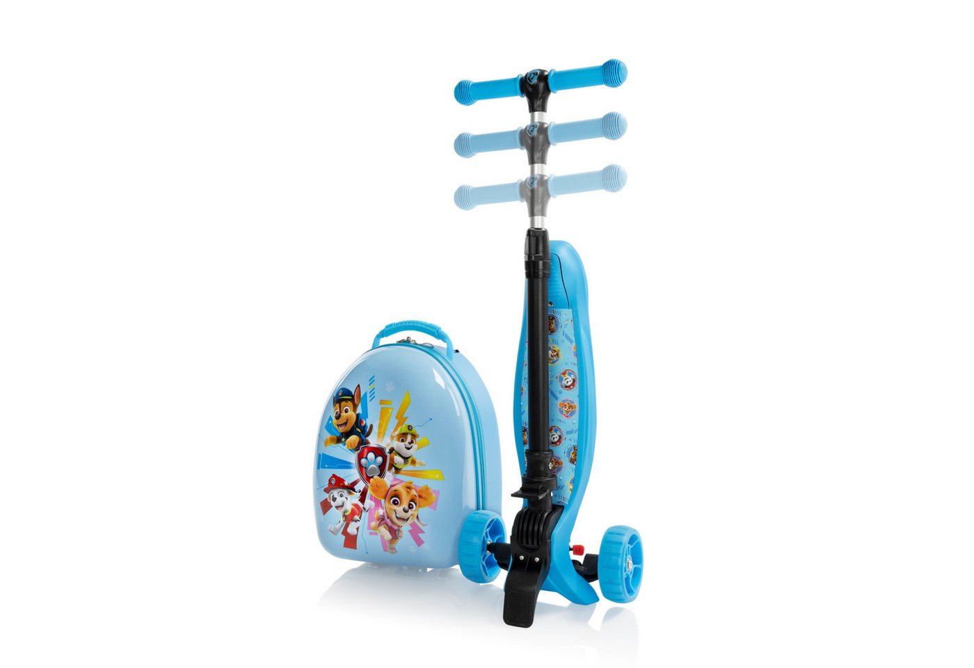 Heys Kinderkoffer Heys Turbo Tots Scooter, Kindertrolley, Reisekoffer, handgepäcktauglich mit Paw Patrol Motiv Bild 4