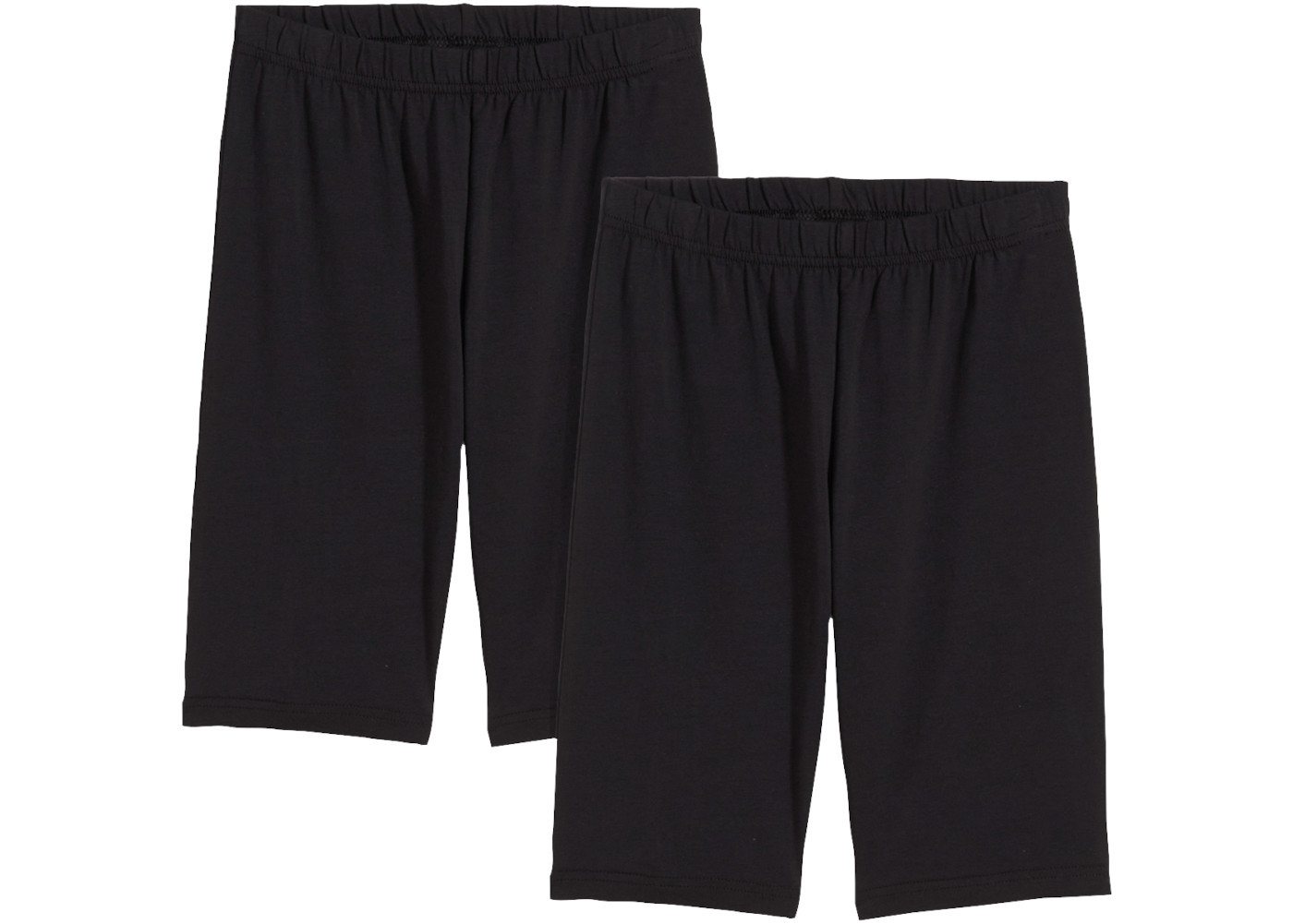bonprix Radlerhose (Packung, 2er) aus elastischem Baumwoll-Mix, bequemer Schnitt