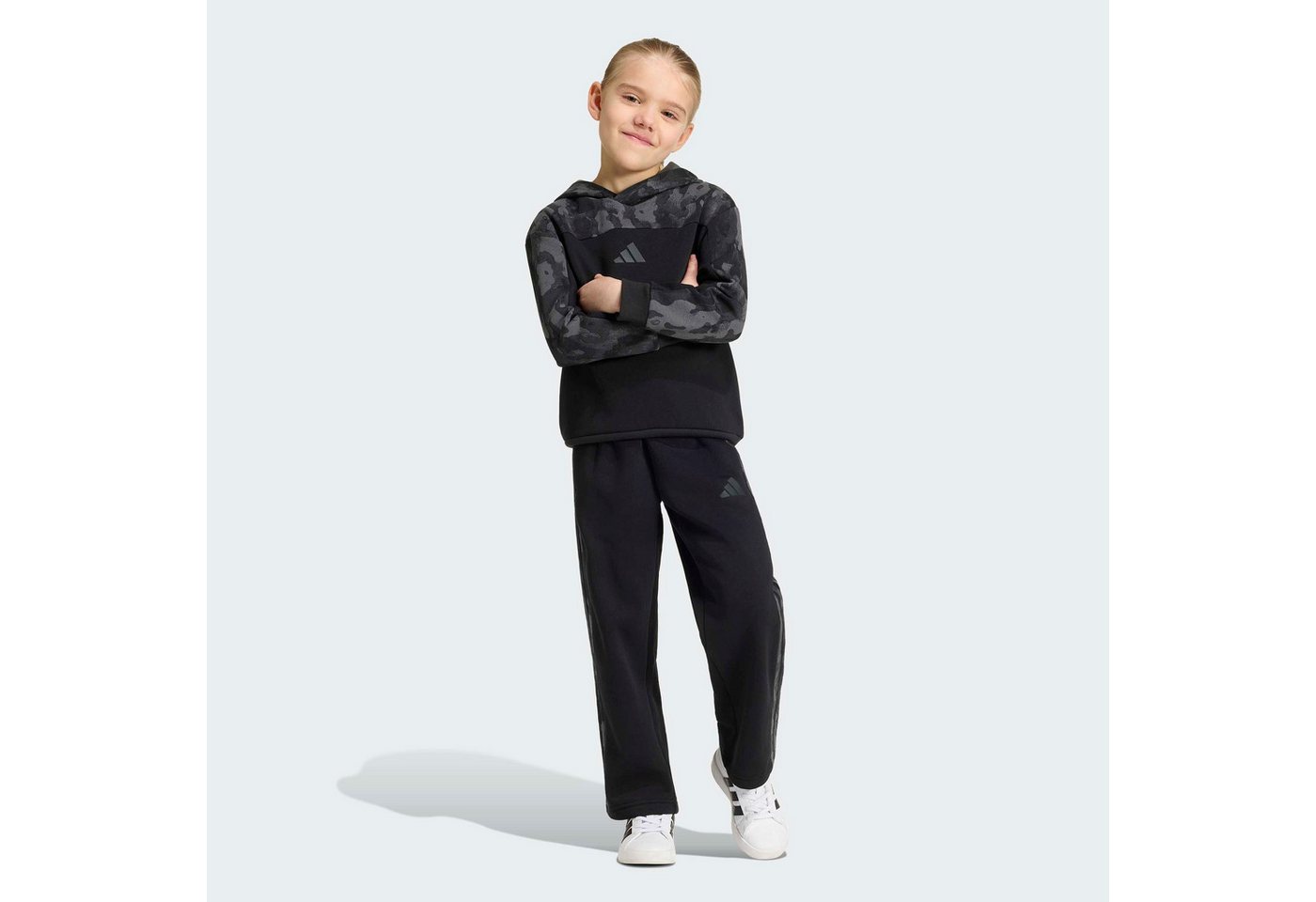 adidas Sportswear Trainingsanzug LK CAMO JOGGER (2-tlg), für Kinder, zweiteiliges Set, aus Baumwolle Bild 5