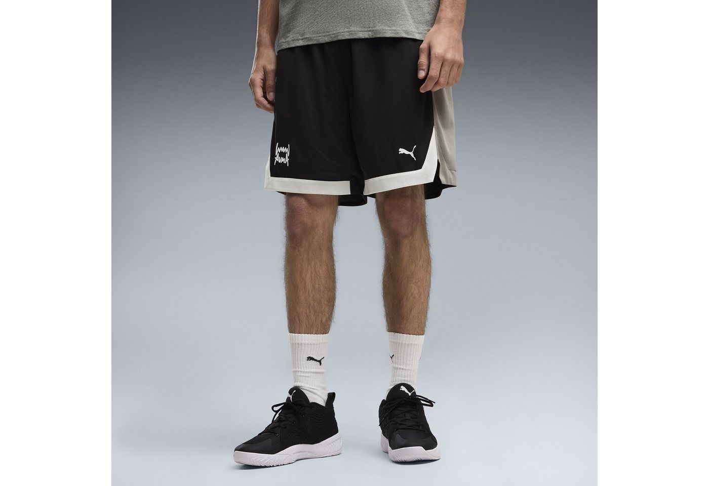 PUMA Sporthose Funtals Mesh 8" Basketballshorts Herren Bild 4