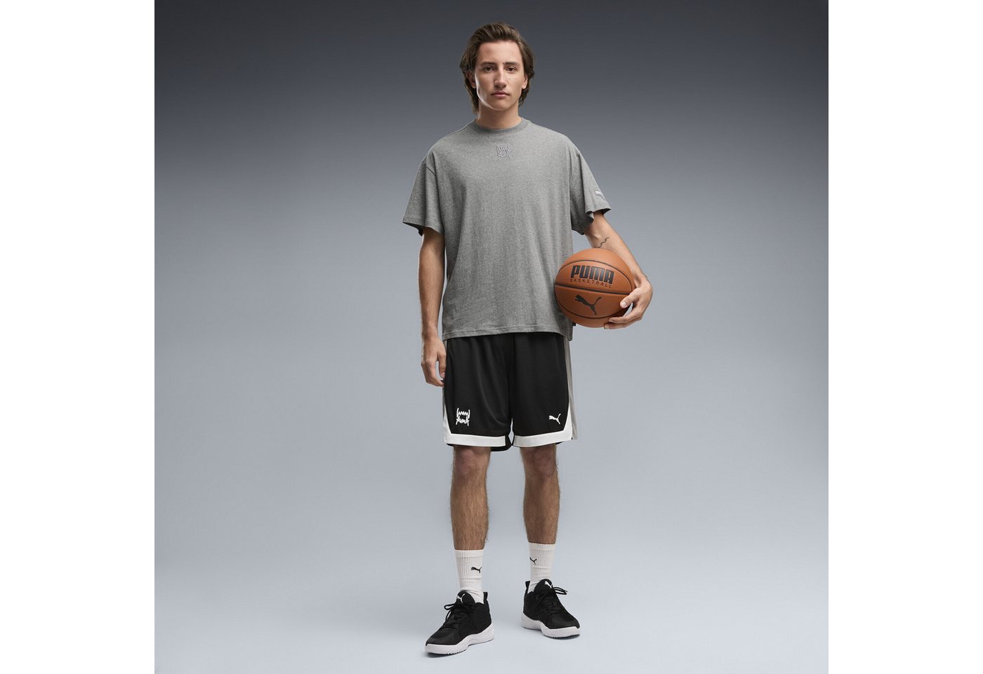 PUMA Sporthose Funtals Mesh 8" Basketballshorts Herren Bild 5