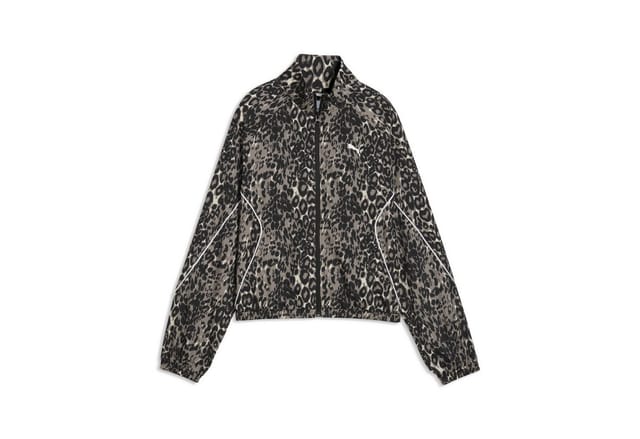 PUMA Trainingsjacke PUMA Sport Relaxed Animal Printed Full-Zip Jacke Damen