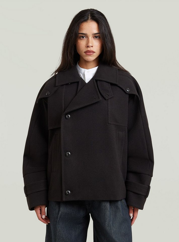 G-STAR Outdoorjacke Cape-Jacke mit 4 Taschen Bild 4