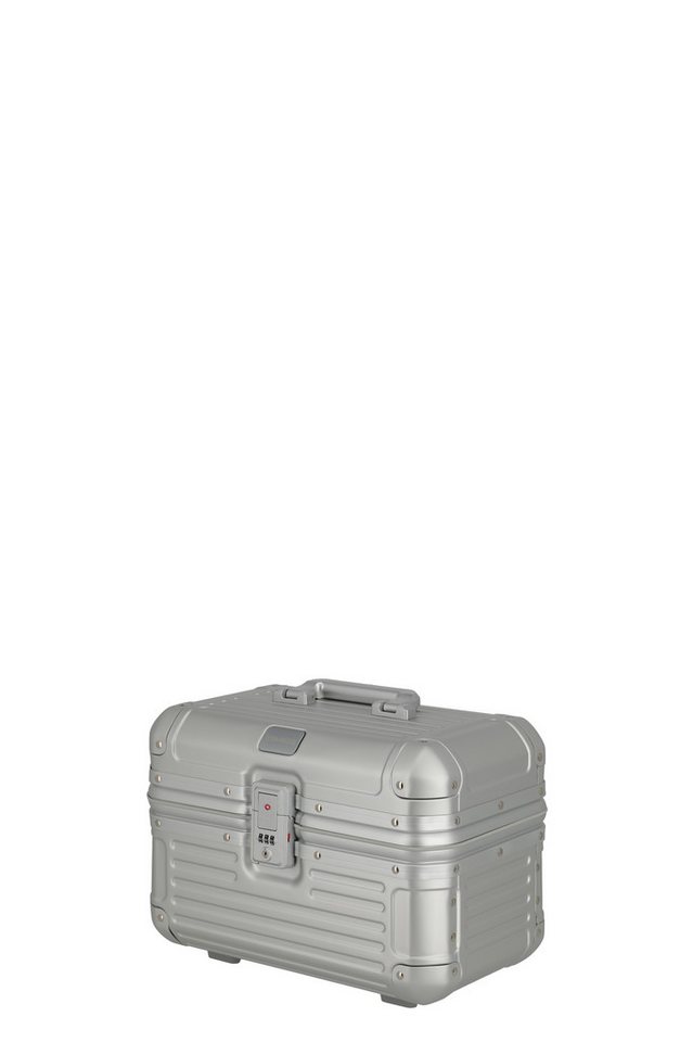 travelite Beautycase NEXT Kosmetikkoffer Aluminium, Kosmetikkoffer mit herausnehmbarem Inlay und TSA-Schloss Bild 5