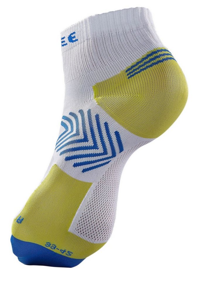 Chiemsee Funktionssocken Damen Herren Kurzsocken, Sportsocken für Laufen und Wandern (Packung, 3-Paar, Quarter Gr. 35-38 bis 43-46) schnell trocknend