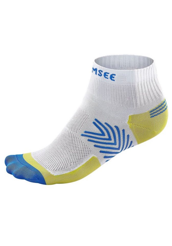 Chiemsee Funktionssocken Damen Herren Kurzsocken, Sportsocken für Laufen und Wandern (Packung, 3-Paar, Quarter Gr. 35-38 bis 43-46) schnell trocknend Bild 2