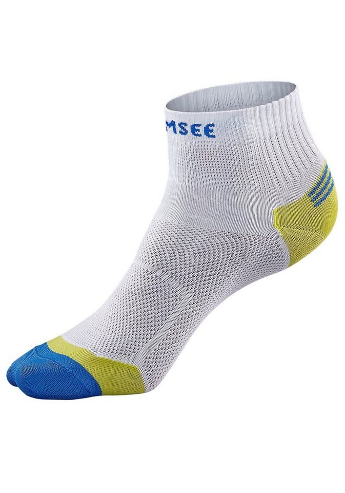 Chiemsee Funktionssocken Damen Herren Kurzsocken, Sportsocken für Laufen und Wandern (Packung, 3-Paar, Quarter Gr. 35-38 bis 43-46) schnell trocknend Bild 3
