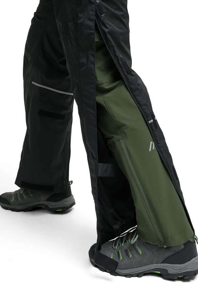 Maier Sports Regenhose Raindrop M Herren Outdoorhose, wasserdicht winddicht, auch als Überhose nutzbar Bild 3