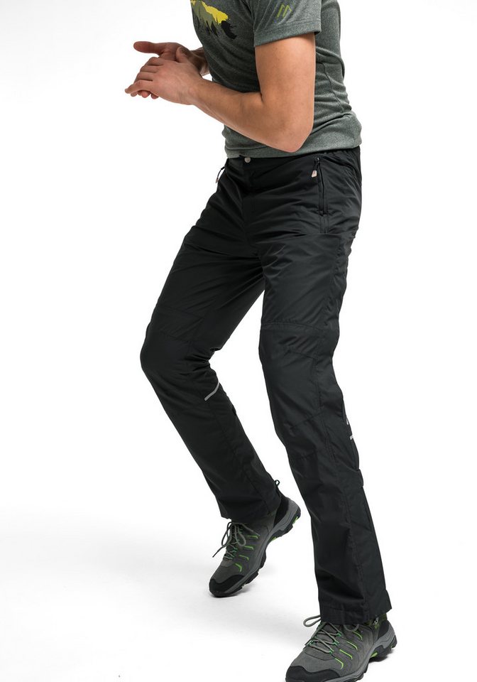 Maier Sports Regenhose Raindrop M Herren Outdoorhose, wasserdicht winddicht, auch als Überhose nutzbar Bild 5