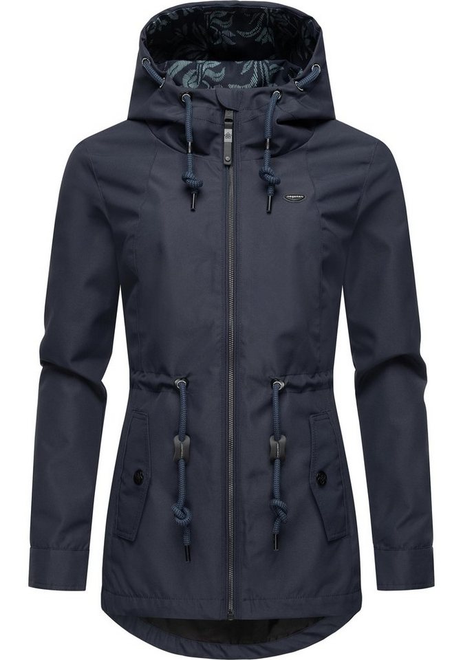 Ragwear Outdoorjacke Monadis Leichte Damen Übergangsjacke mit wasserdichtem Obermaterial