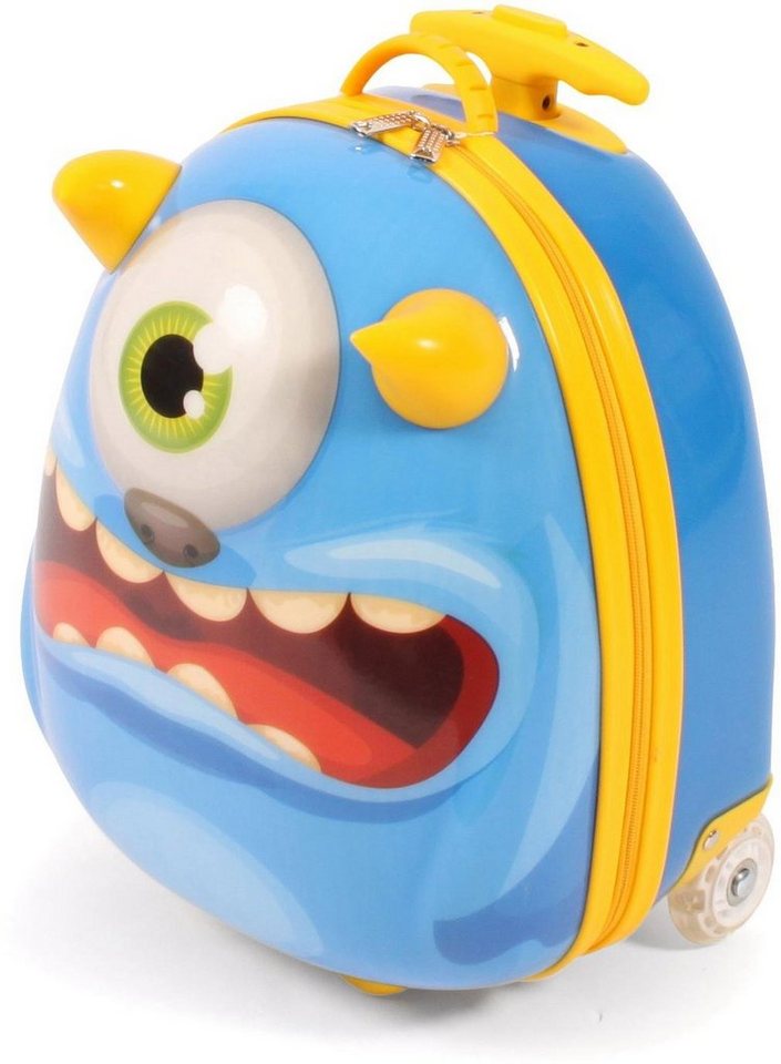 CHIC2000 Kinderkoffer Bouncie, Monster, 2 Rollen, Hartschalen-Trolley Bild 2