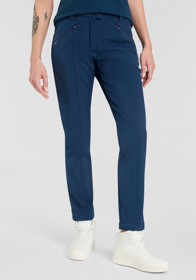 CMP Softshellhose WOMAN LONG PANT mit Reißverschlusstaschen, wasserabweisend, windabweisend