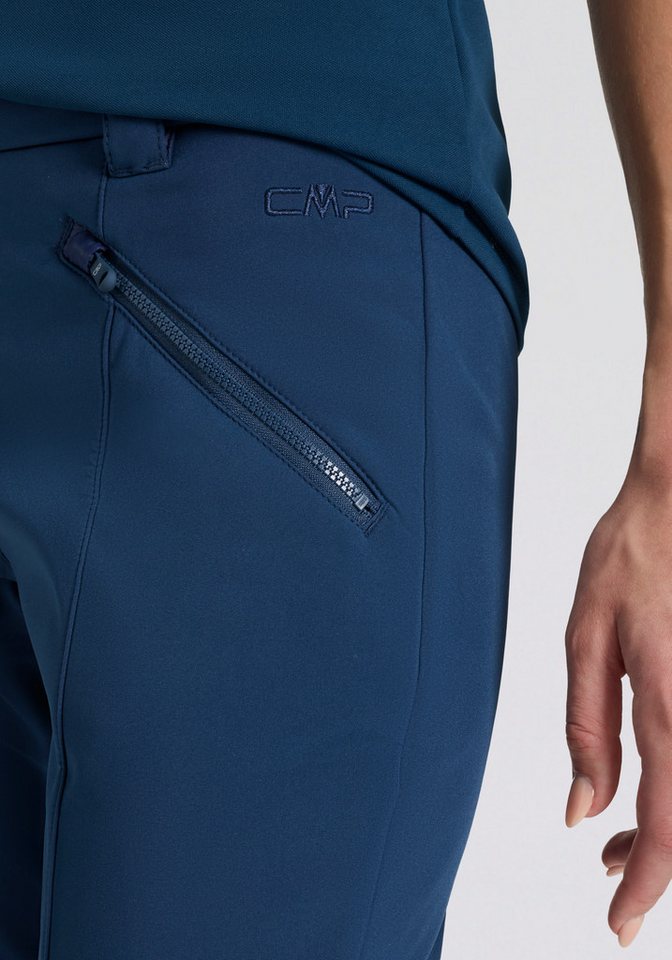 CMP Softshellhose WOMAN LONG PANT mit Reißverschlusstaschen, wasserabweisend, windabweisend Bild 5