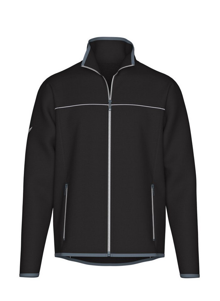 Trigema Trainingsjacke TRIGEMA Praktische Sportjacke aus Microfaser (1-St)
