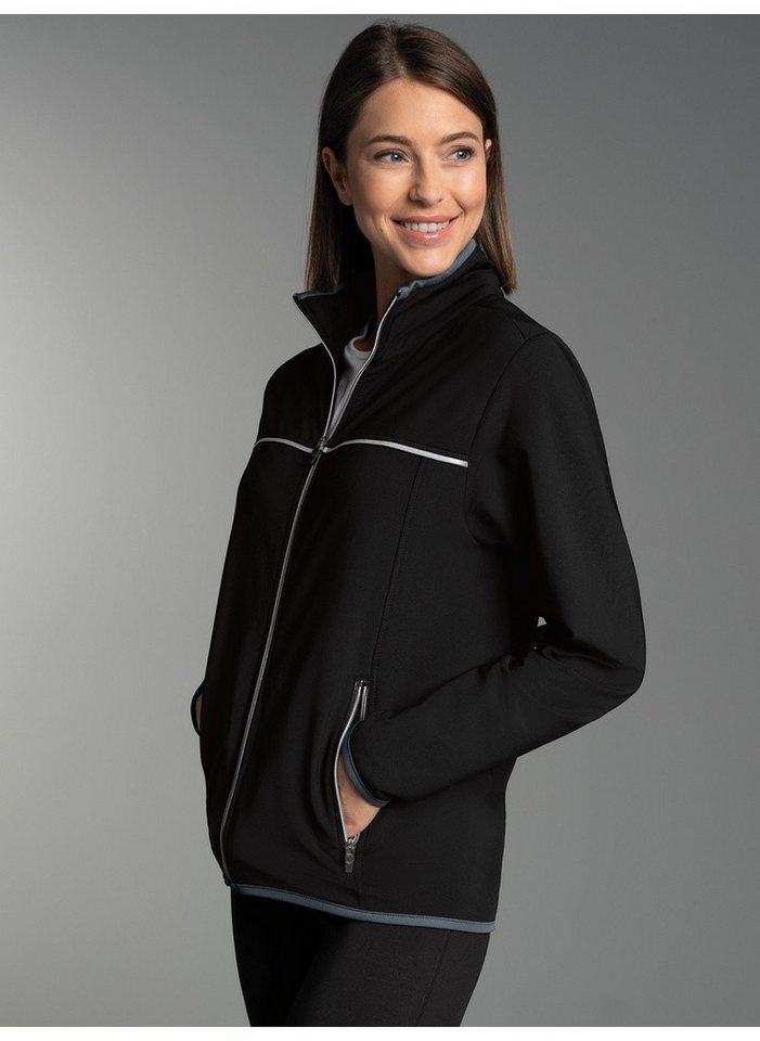 Trigema Trainingsjacke TRIGEMA Praktische Sportjacke aus Microfaser (1-St) Bild 2
