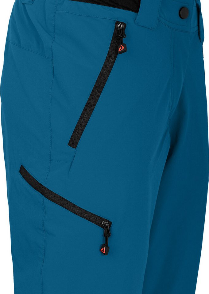 Bergson Outdoorhose VIDAA COMFORT Capri Damen 3/4 Wanderhose, leicht, strapazierfähig, Normalgrößen, Saphir b