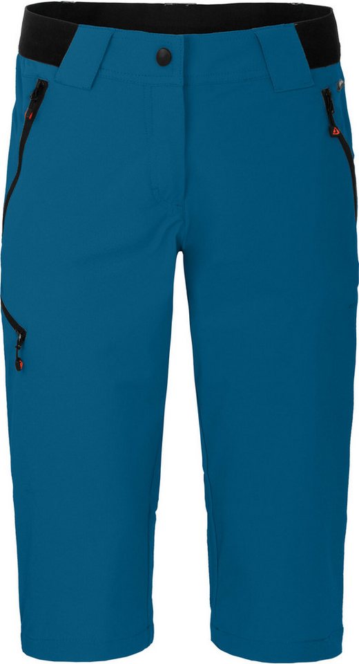 Bergson Outdoorhose VIDAA COMFORT Capri Damen 3/4 Wanderhose, leicht, strapazierfähig, Normalgrößen, Saphir b Bild 4