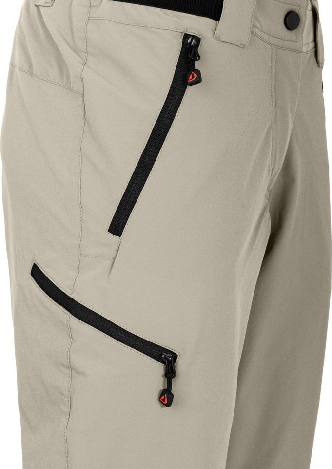 Bergson Outdoorhose VIDAA COMFORT Capri Damen 3/4 Wanderhose, leicht, strapazierfähig, Normalgrößen, beige Bild 2
