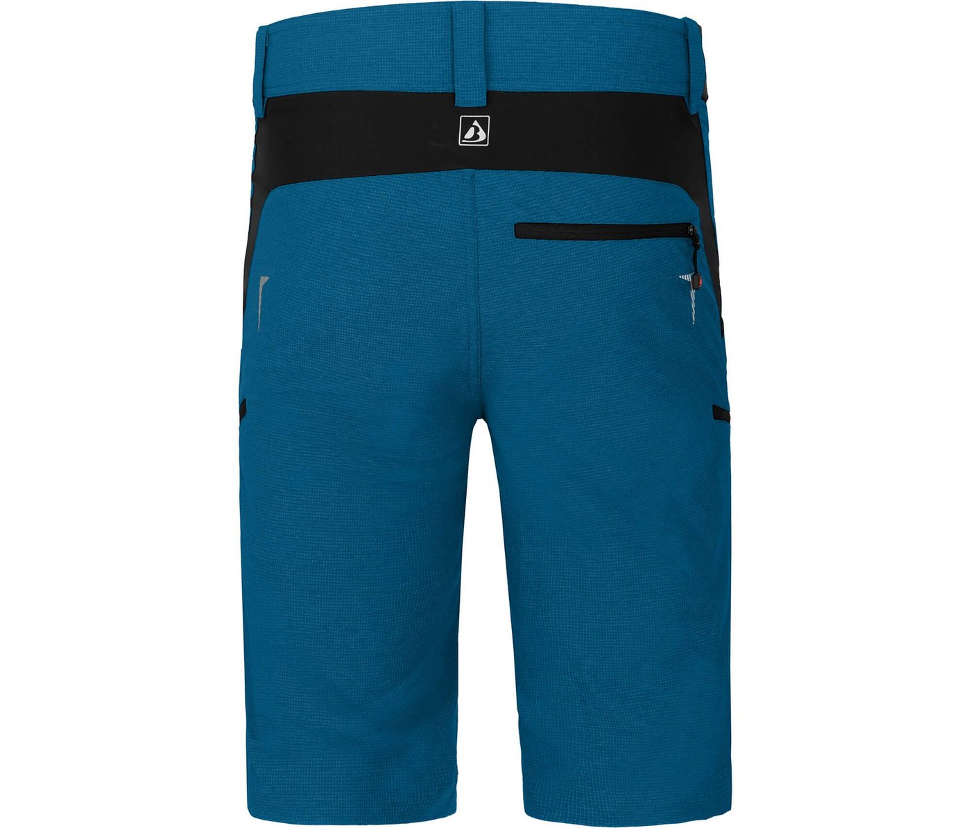 Bergson Fahrradhose PORVOO Bermuda (mit gepolsterter Innenhose) Herren Radshorts, robust, elastisch, Normalgrößen, saphir blau Bild 5
