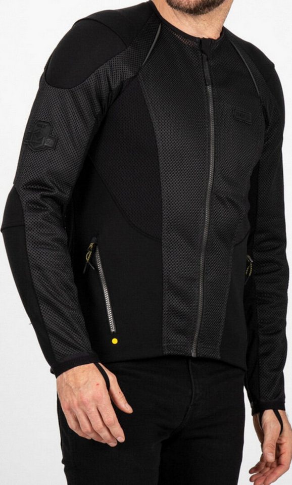 KNOX Motorradjacke Urbane Pro MK3 Protektorenjacke Atmungsaktiv dehnbar protektoren reflektierende abriebfest robust Vi