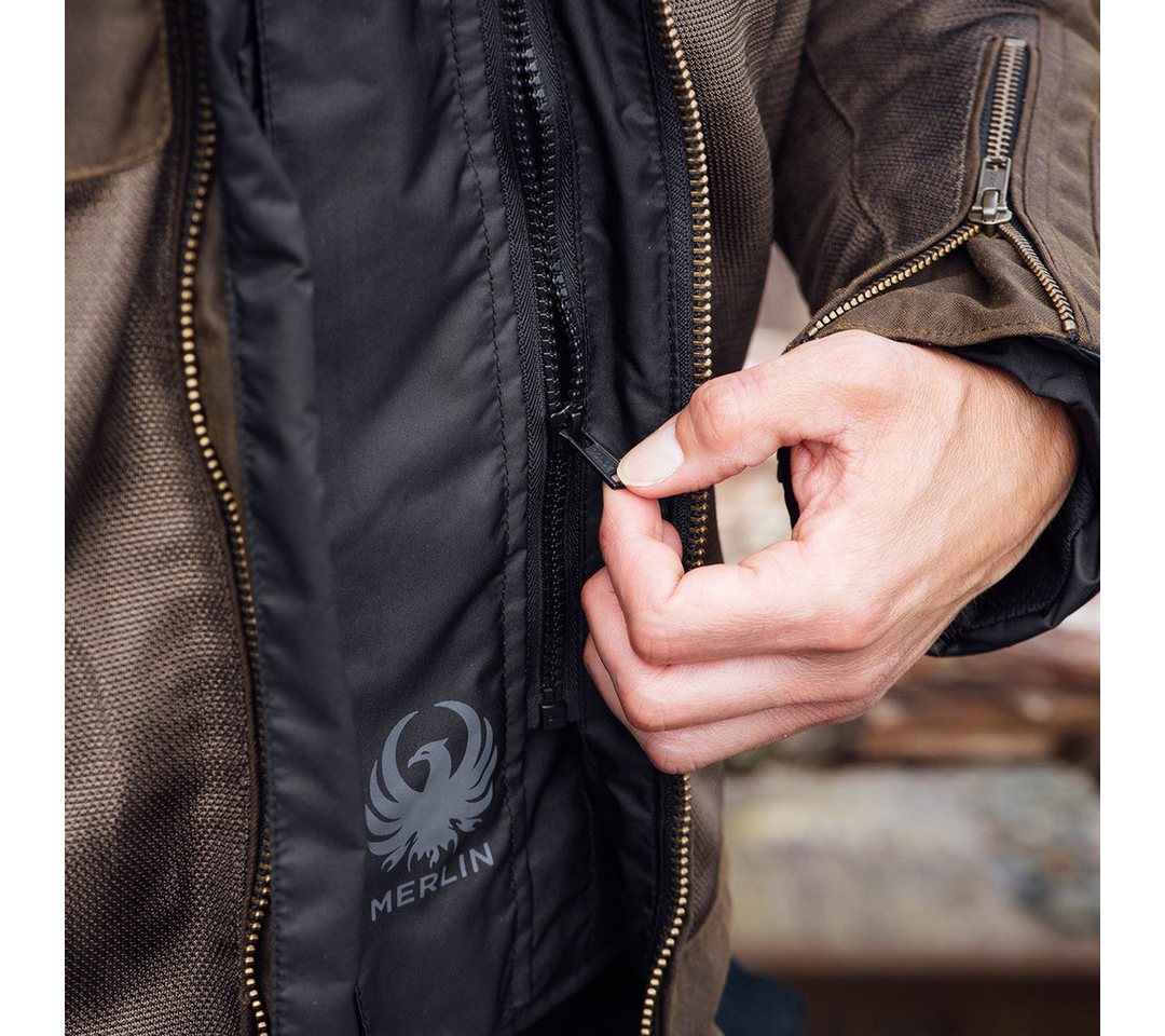 Merlin Motorradjacke Shenstone II Cotec Air Motorrad Textiljacke Rückenprotektor enthalten,Ellenbogenprotektoren enthalten,Schulte Bild 2