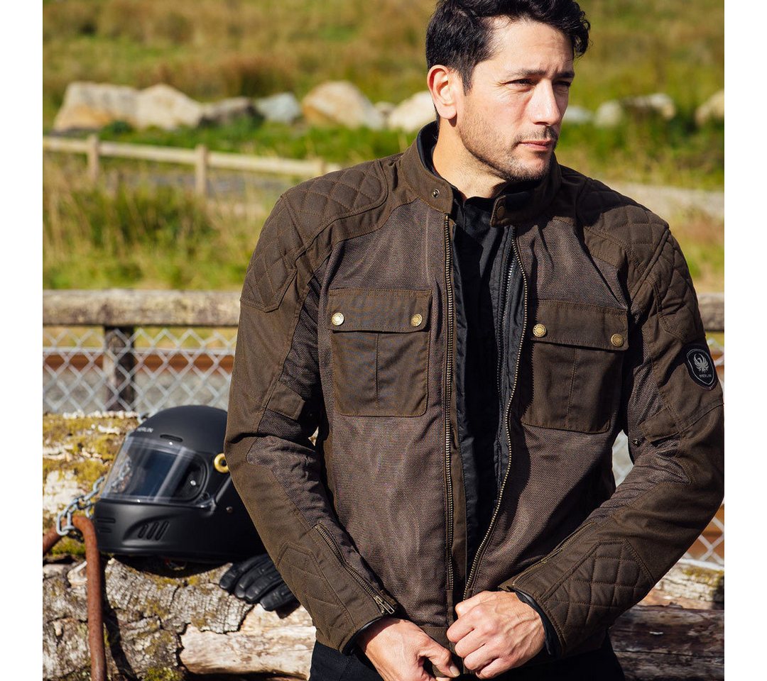 Merlin Motorradjacke Shenstone II Cotec Air Motorrad Textiljacke Rückenprotektor enthalten,Ellenbogenprotektoren enthalten,Schulte Bild 3