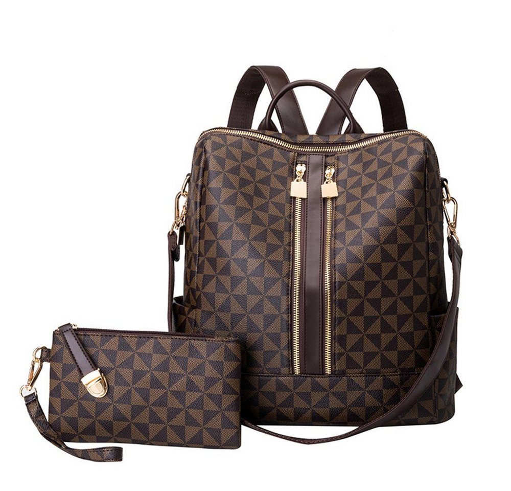 feinlux Rucksack Laptop-Rucksack (Packung, Schulrucksack, Reiserucksack), Großes Fassungsvermögen Ordentliche Aufbewahrung Robust und stylisch Bild 3