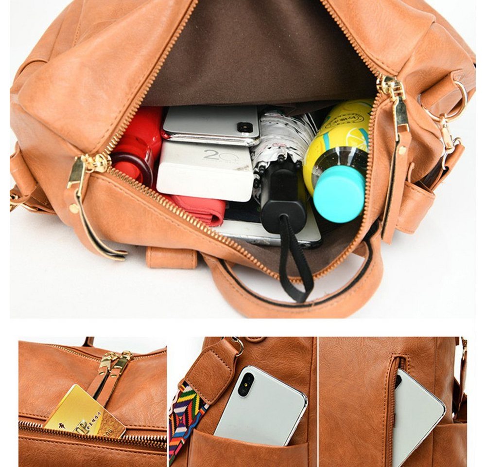 feinlux Rucksack Laptop-Rucksack (Packung, Schulrucksack, Reiserucksack), Geeignet für den täglichen Gebrauch wie Arbeit, Schule usw.