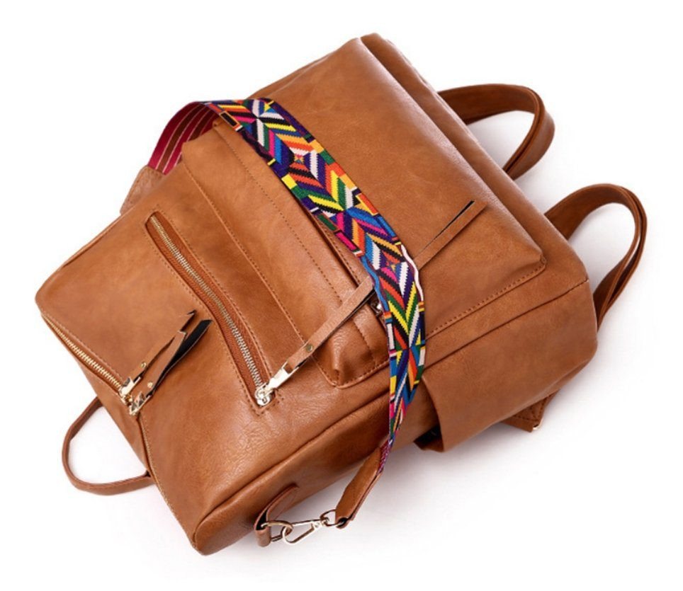 feinlux Rucksack Laptop-Rucksack (Packung, Schulrucksack, Reiserucksack), Geeignet für den täglichen Gebrauch wie Arbeit, Schule usw. Bild 4