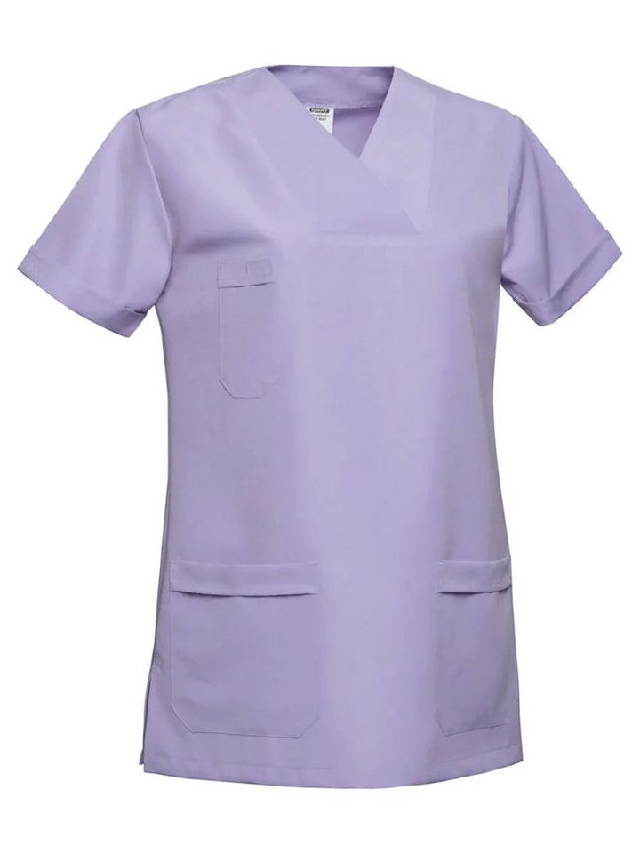 Ismont Funktionsbluse Damen OP-Anzug Scrubs Lila – ISMONT ISM 0037 Bild 2