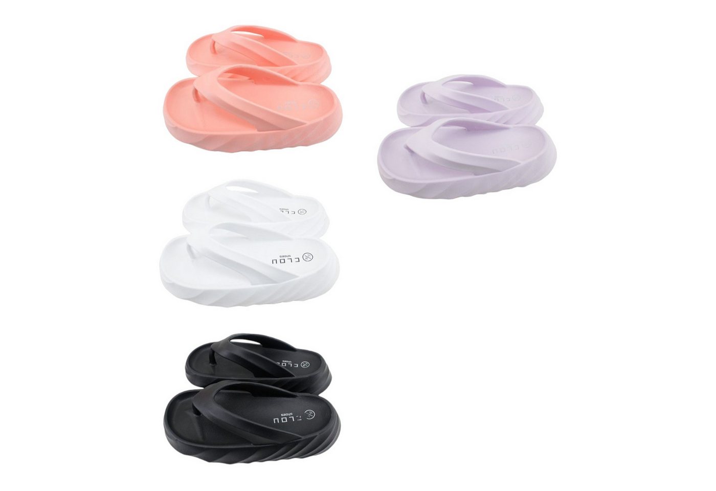 VewoTex Badelatschen mit Zehentrenner » Damen Sommerschuhe » Badesandalen Badezehentrenner (1 Paar, 1-tlg., Kein Set) Sommer Garten Schuhe Avantgarde