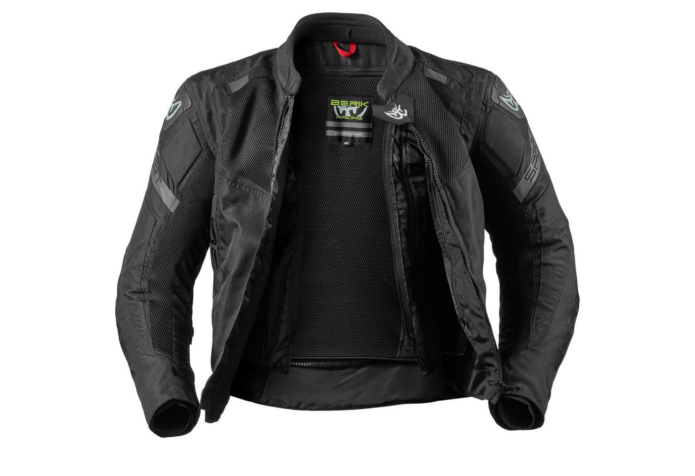 Berik Motorradjacke X-Speed 2 Motorrad Textiljacke Verbindungsreißverschluss,Ellenbogenprotektoren enthalten,herausn Bild 2