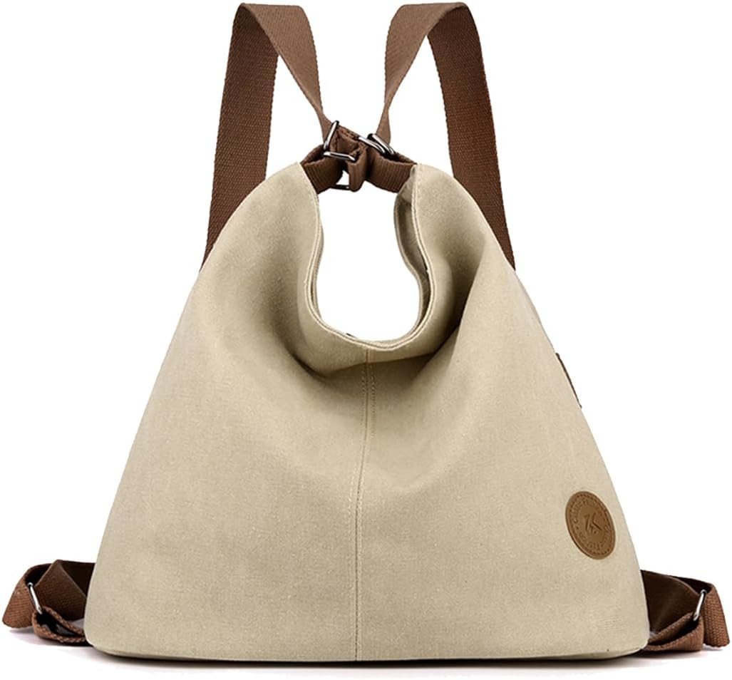nsihing Rucksack Damen Rucksack Große Kapazität Schultasche Casual Handtasche Vintage Bild 4