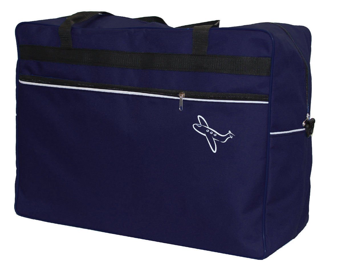 Aves-24 Reisetasche REISETASCHE 55 x 40 x 20 cm Boardgepäck Reise Koffer HANDGEPÄCK, dunkel Blau Bild 2