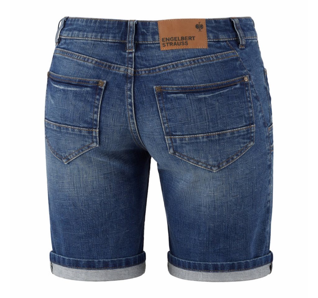 Engelbert Strauss Funktionsshorts Damen Jeansshorts stonewashed – e.s. 7-Pocket, Stretch Bild 3
