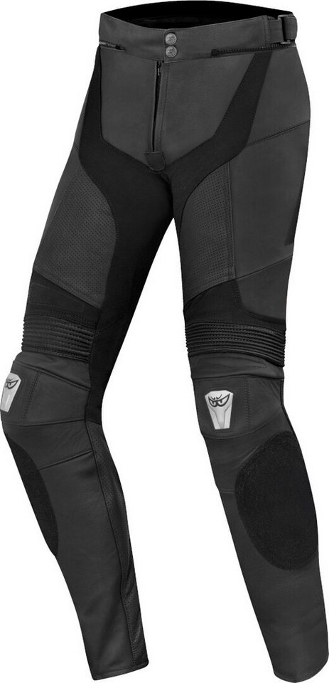 Berik Motorradhose Flexius Motorrad Lederhose Knieprotektoren enthalten