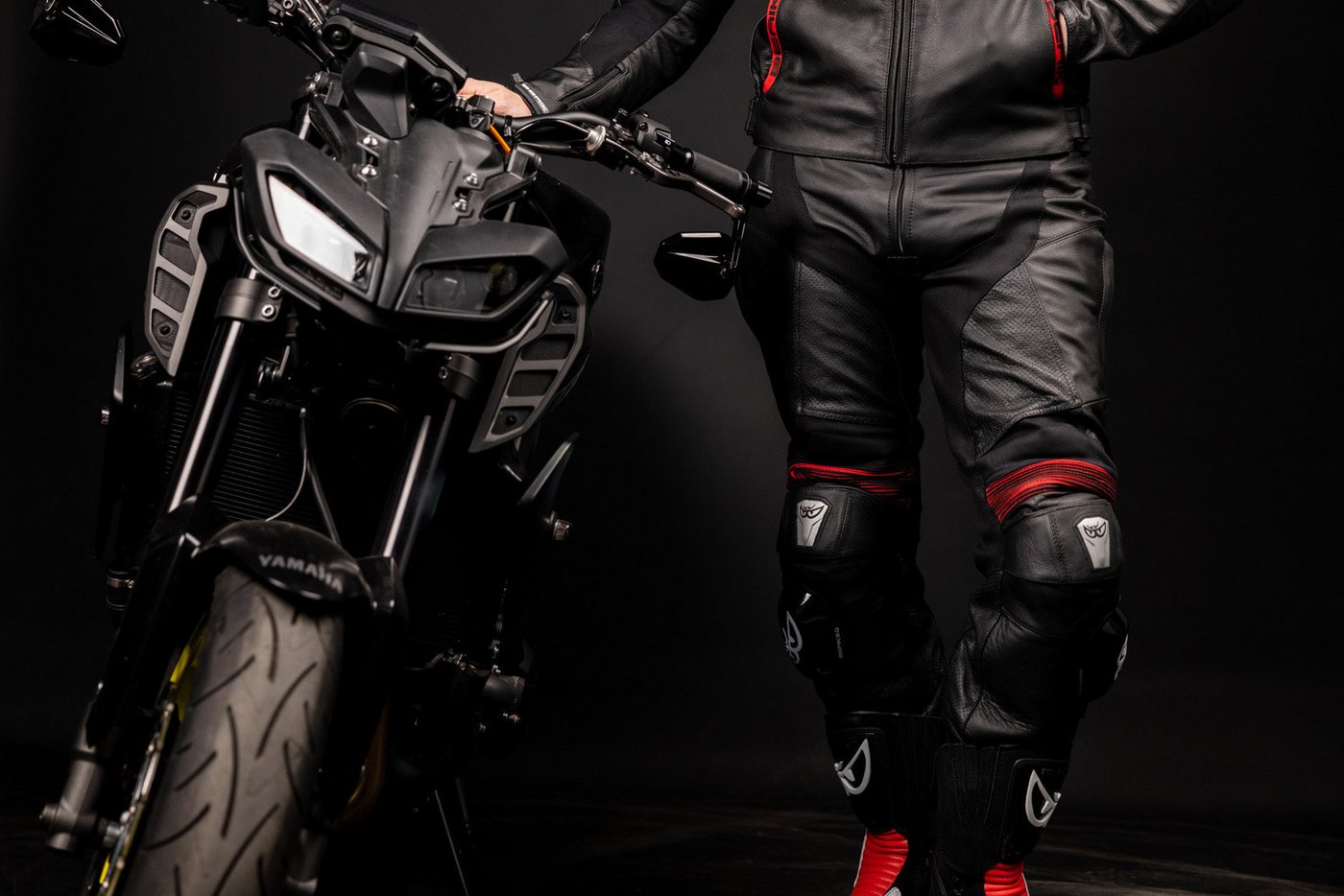 Berik Motorradhose Flexius Motorrad Lederhose Knieprotektoren enthalten Bild 3