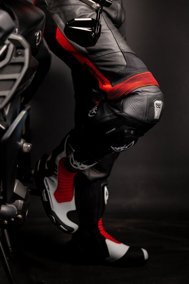 Berik Motorradhose Flexius Motorrad Lederhose Knieprotektoren enthalten Bild 4