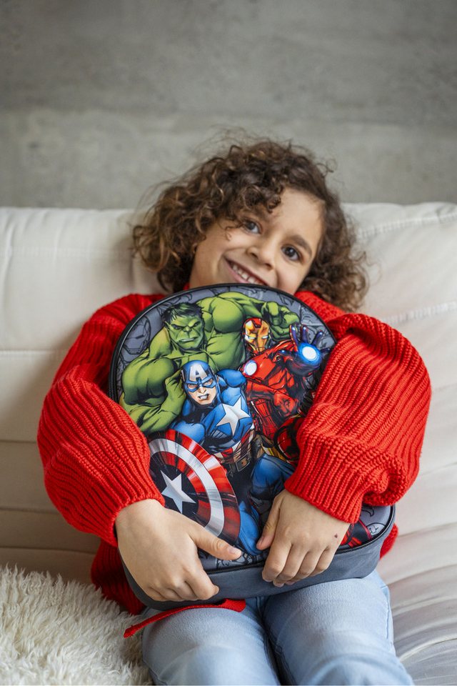 MARVEL Kinderrucksack Freizeitrucksack Tasche Perfekt für Sport, Schule & Abenteuer Bag (1-tlg), mit Lizensiertem Originaldruck
