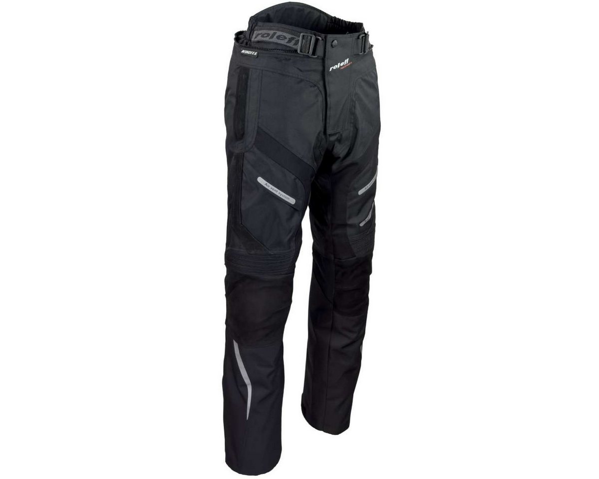 roleff Motorradhose RO460 - Nubukleder, wasserdicht, atmungsaktiv, Protektoren & Belüftung auch in großen Größen Bild 3
