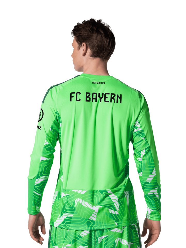 adidas Performance Torwarttrikot FC Bayern München, Langarm Trikot Torwart 26-27, Herren, Grün