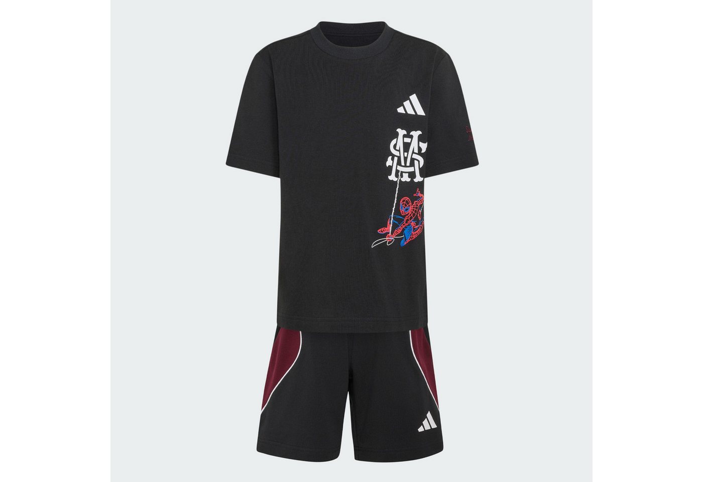 adidas Sportswear Jogginganzug ADIDAS MARVEL SPIDER-MAN SET, T-SHIRT UND SHORTS (1-tlg)